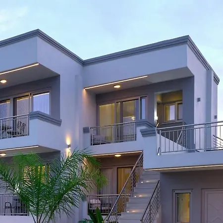 Apartament New Cozy In Crete Coast With Pool And Dining Area